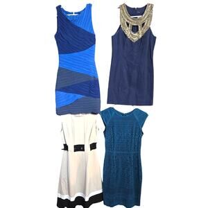 Women's Extra Small 4 6  Dress Dresses Wholesale Bulk Lot of 4 XS